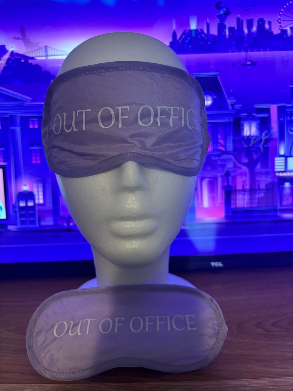 Out of Office Lavender Sleep Mask - Unbranded
